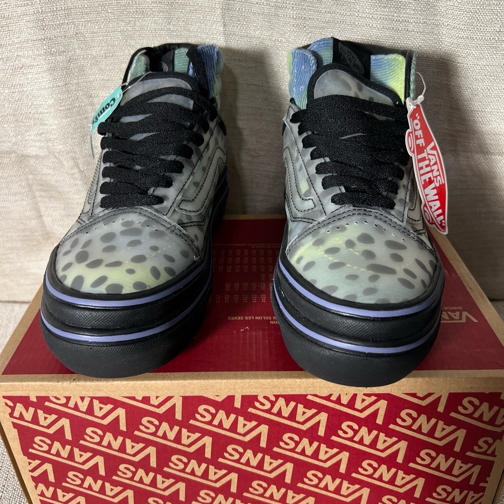 Vans Super Comfycush S Blotched Multi/ Black Womens 5.0 Men3.5  VN0A4UVM2QK